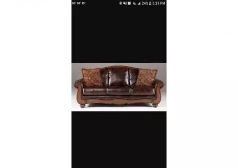 Ashley Furniture leather couch