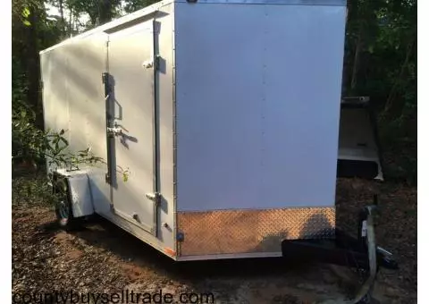 2016 Titan 7x12 enclosed trailer